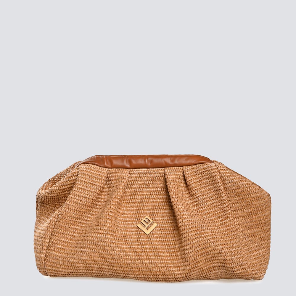 Paris Rafia Bag | Tabac 1 - doneca.com paris rafia bag tabac