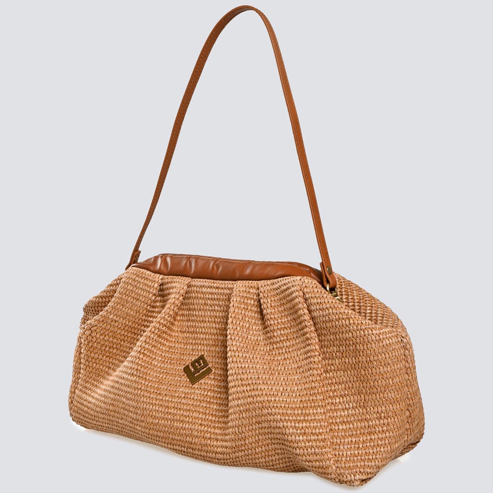 Paris Rafia Bag | Tabac 2 - doneca.com Paris Rafia Bag | Tabac - Image 2